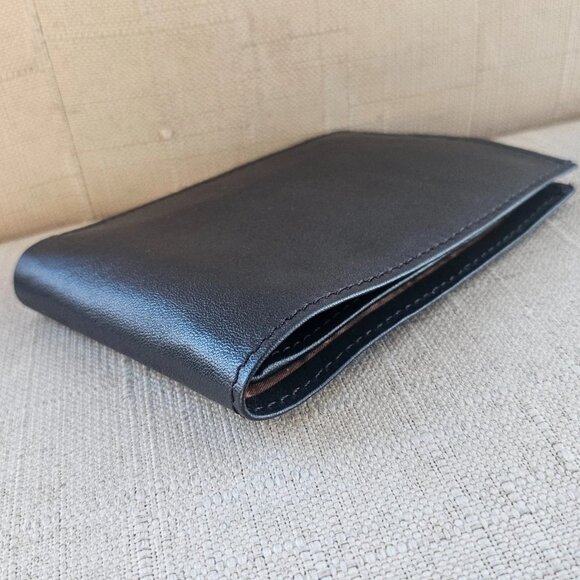 Leather Cardholder Wallet Billfold Handmade Bifold Purse Made in Pakistan - Picture 4 of 12